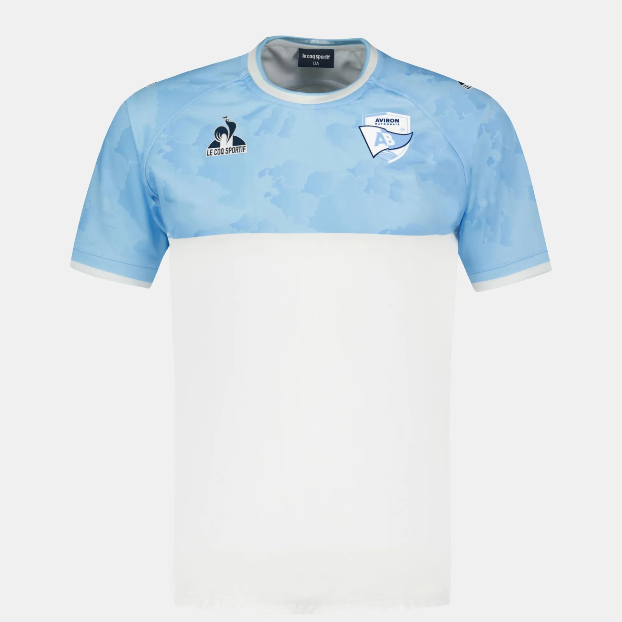 Le Coq Sportif Aviron Bayonnais - Match Outfit Camiseta Aviron Bayonnais para Niño- Rugby | Camisetas