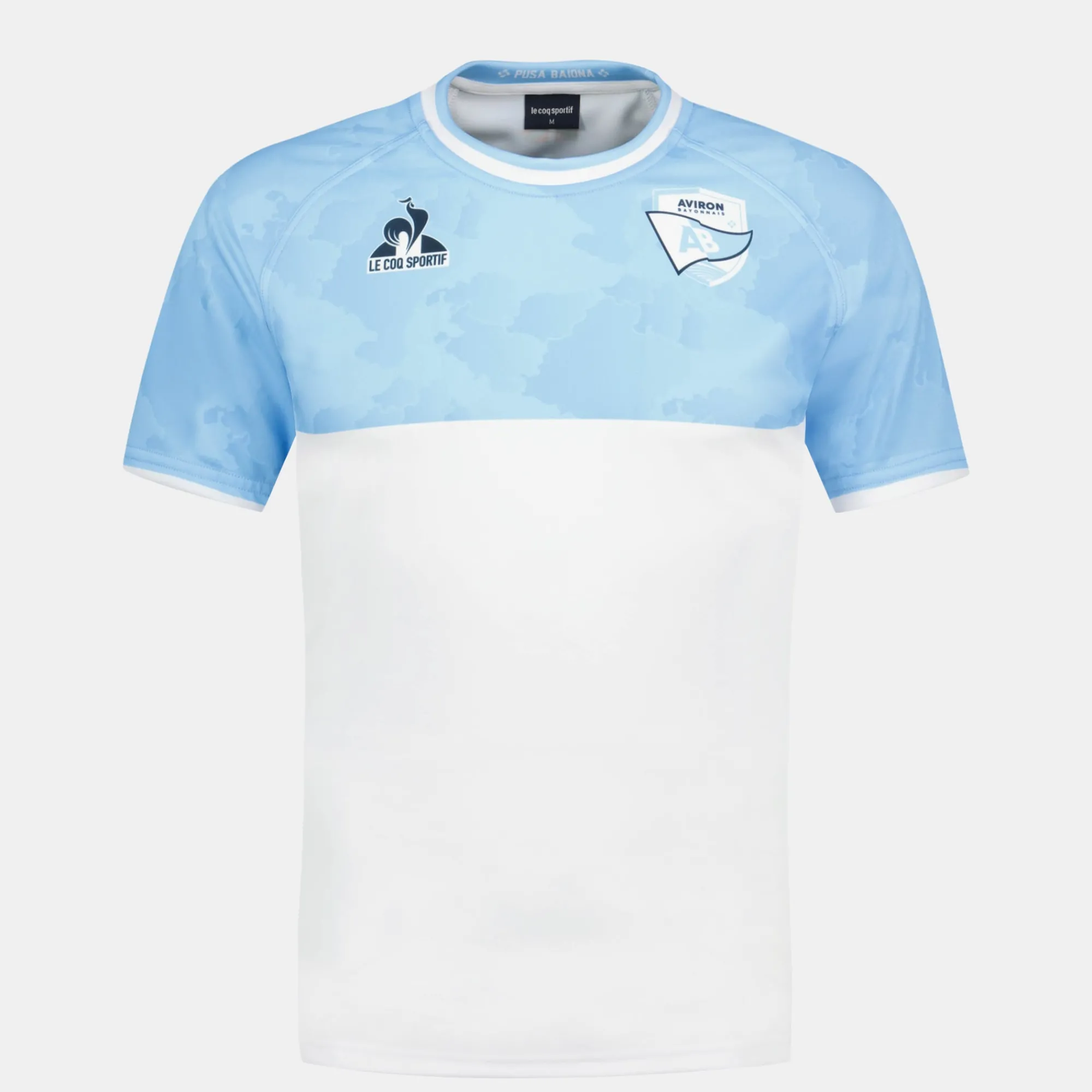 Le Coq Sportif Aviron Bayonnais - Match Outfit Camiseta Aviron Bayonnais Unisex-Hombre Rugby | Rugby
