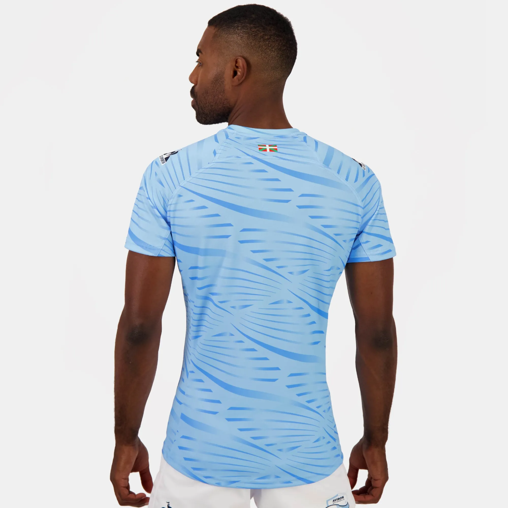 Le Coq Sportif Aviron Bayonnais - Traje de entrenamiento Camiseta Aviron Bayonnais Hombre-Hombre Rugby | Rugby