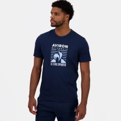 Le Coq Sportif Aviron Bayonnais Camiseta Aviron Bayonnais Hombre-Hombre Camisetas Y Tops