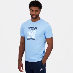 Le Coq Sportif Aviron Bayonnais Camiseta Aviron Bayonnais Hombre-Hombre Camisetas Y Tops