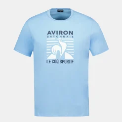 Le Coq Sportif Aviron Bayonnais Camiseta Aviron Bayonnais Hombre-Hombre Camisetas Y Tops