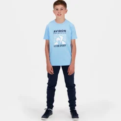 Le Coq Sportif Aviron Bayonnais Camiseta Aviron Bayonnais para Niño- Camisetas
