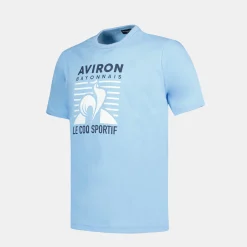 Le Coq Sportif Aviron Bayonnais Camiseta Aviron Bayonnais para Niño- Camisetas