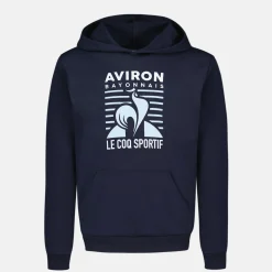 Le Coq Sportif Aviron Bayonnais Sudadera Con Capucha Aviron Bayonnais para Niño- Sudaderas