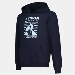 Le Coq Sportif Aviron Bayonnais Sudadera Con Capucha Aviron Bayonnais para Niño- Sudaderas