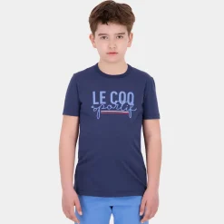 Le Coq Sportif Camiseta infantil- Camisetas