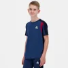 Le Coq Sportif Camiseta infantil- Camisetas