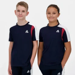 Le Coq Sportif Camiseta infantil- Camisetas