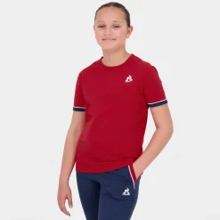 Le Coq Sportif Camiseta infantil- Camisetas