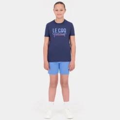 Le Coq Sportif Camiseta infantil- Camisetas