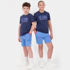 Le Coq Sportif Camiseta infantil- Camisetas