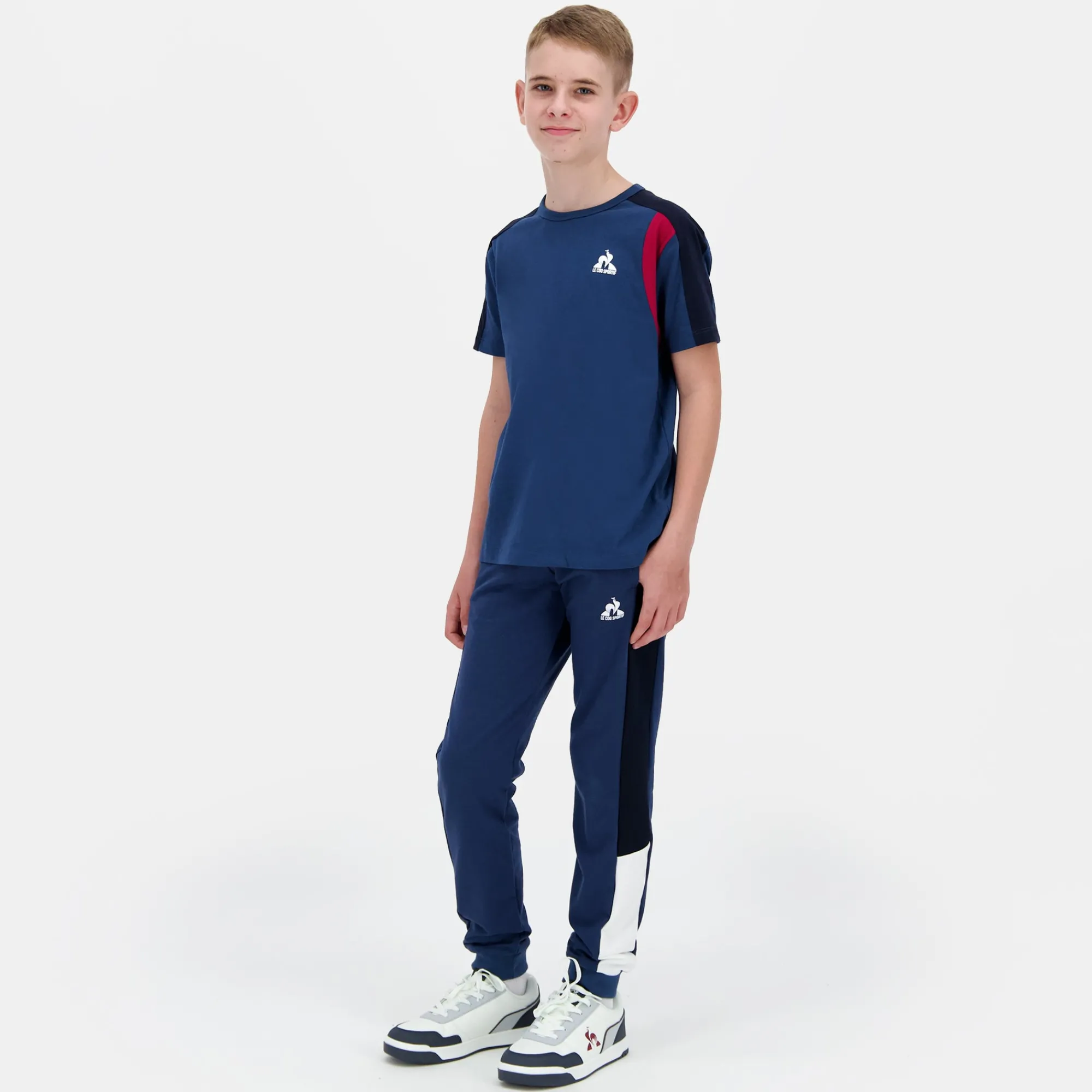 Le Coq Sportif Camiseta infantil- Camisetas