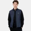 Le Coq Sportif Chaqueta de plumas sin mangas para hombre.-Hombre Chaquetas