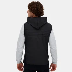 Le Coq Sportif Chaqueta de plumas sin mangas para hombre.-Hombre Chaquetas