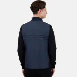 Le Coq Sportif Chaqueta de plumas sin mangas para hombre.-Hombre Chaquetas