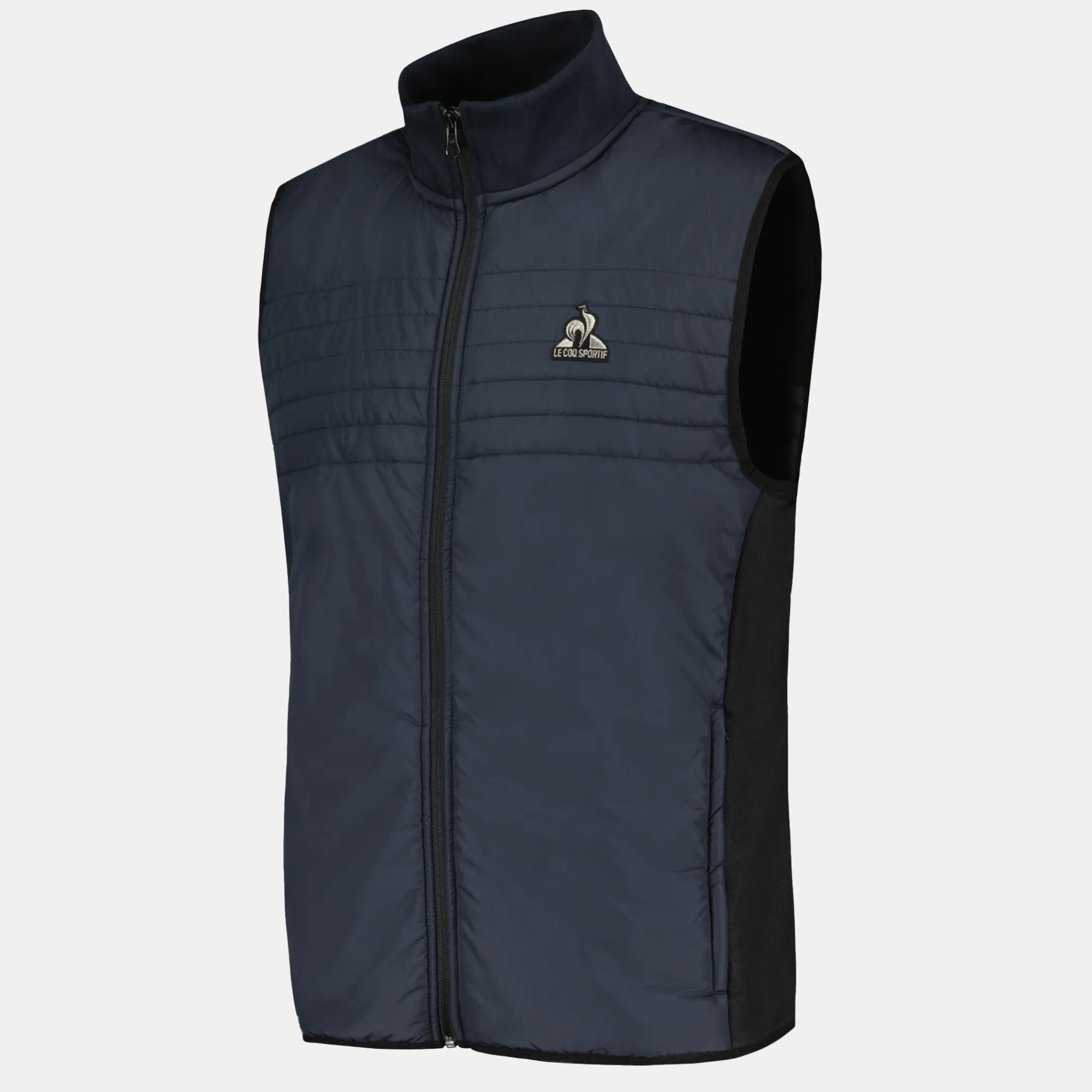 Le Coq Sportif Chaqueta de plumas sin mangas para hombre.-Hombre Chaquetas