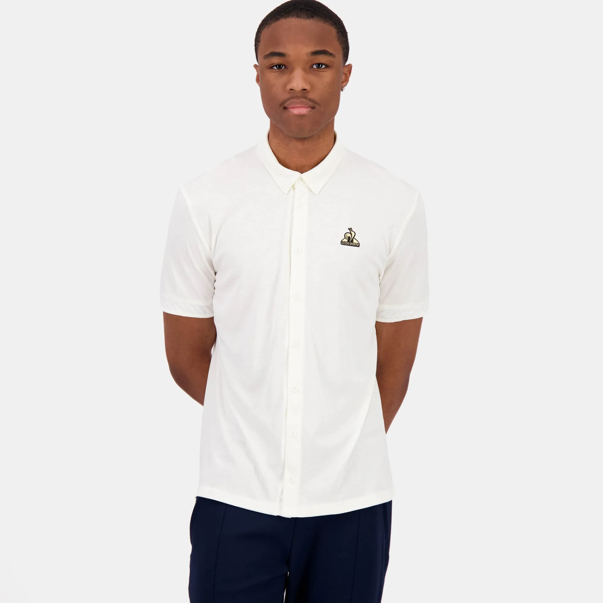 Le Coq Sportif Coq d'or Camisa manches courtes Hombre-Hombre Polos