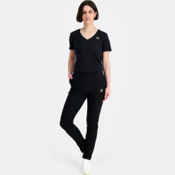 Le Coq Sportif Coq d'Or Camiseta Mujer - Negro-Mujer Camisetas, Polos Y Tops