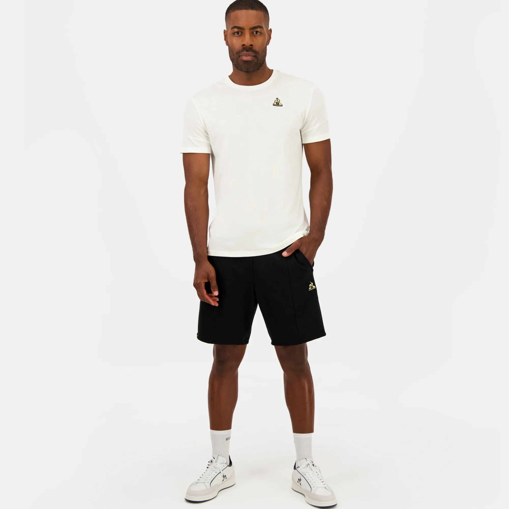 Le Coq Sportif Coq d'or Pantalones Cortos Hombre-Hombre Shorts