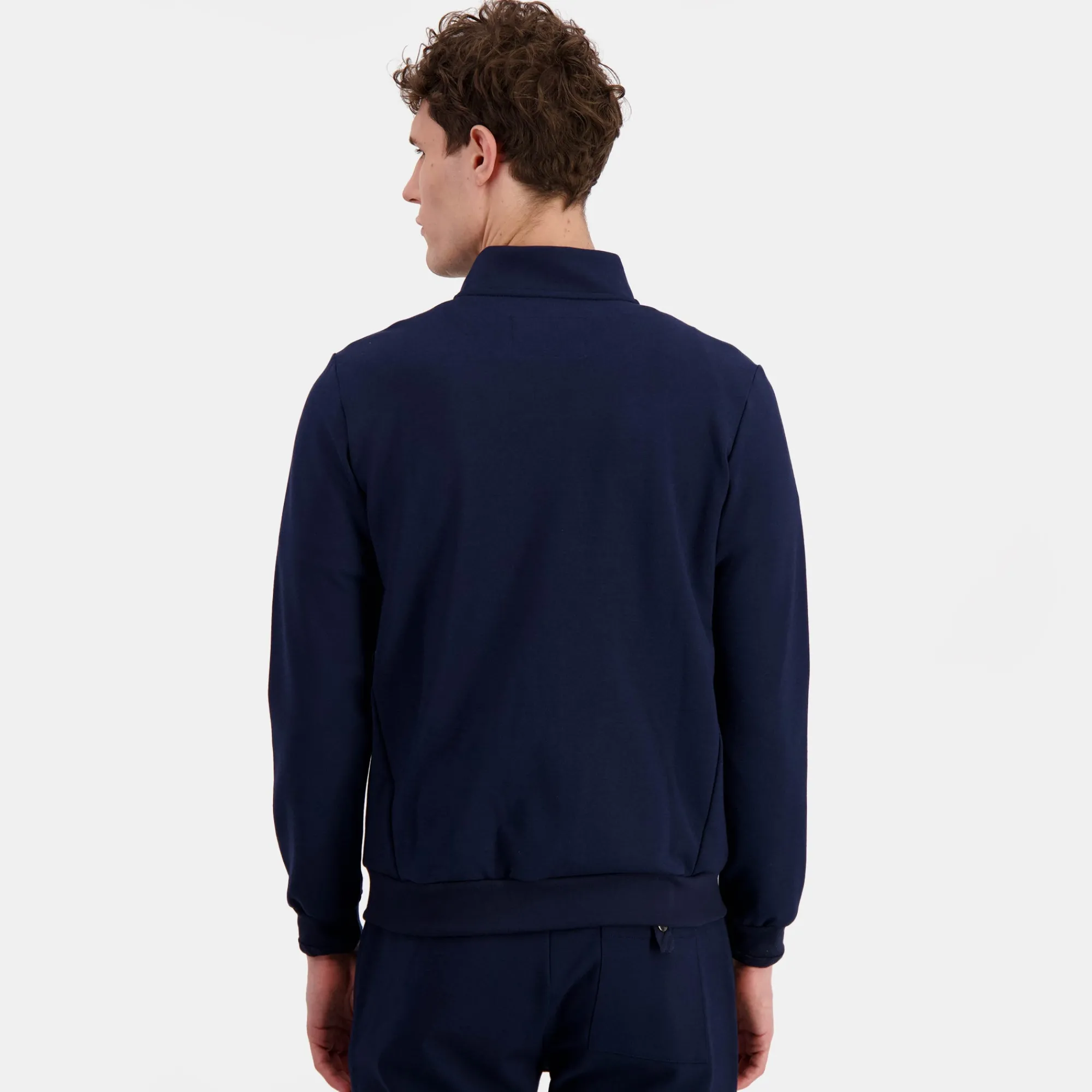 Le Coq Sportif Coq d'or Sudadera Con Cremallera Hombre - Azul-Hombre Sudaderas