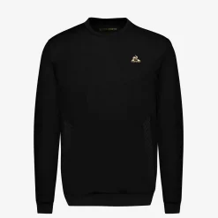 Le Coq Sportif Coq d'or Sudadera Cuello Redondo Hombre - Negro-Hombre Sudaderas