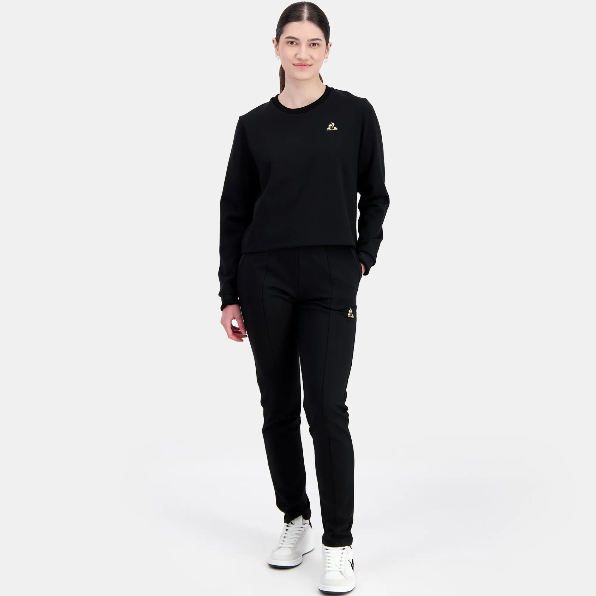 Le Coq Sportif Coq d'Or Sudadera Cuello Redondo Mujer-Mujer Sudaderas