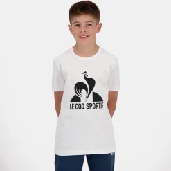 Le Coq Sportif Essentiels Camiseta para Niño - Blanco- Camisetas