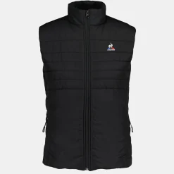 Le Coq Sportif Essentiels Chaqueta De Plumón sans manche Mujer - Negro-Mujer Chaquetas