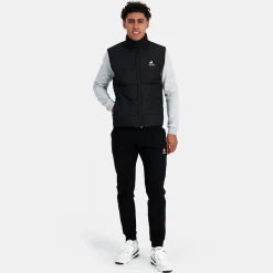 Le Coq Sportif Essentiels Chaqueta De Plumón sans manche Hombre - Negro-Hombre Chaquetas