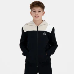 Le Coq Sportif Essentiels ESSENTIELS Sudadera con capucha y cremallera para niño- Sudaderas
