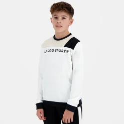 Le Coq Sportif Essentiels ESSENTIELS Sudadera de cuello redondo infantil- Sudaderas