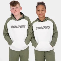 Le Coq Sportif Essentiels ESSENTIELS Sudadera con capucha y cremallera para niño- Sudaderas