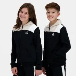 Le Coq Sportif Essentiels ESSENTIELS Sudadera con capucha y cremallera para niño- Sudaderas