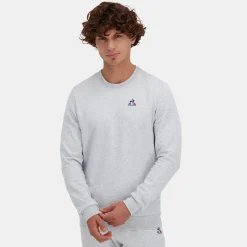 Le Coq Sportif Essentiels Sudadera de hombre ESSENTIELS con cuello redondo-Hombre Sudaderas