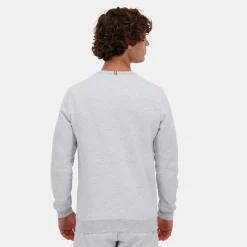 Le Coq Sportif Essentiels Sudadera de hombre ESSENTIELS con cuello redondo-Hombre Sudaderas