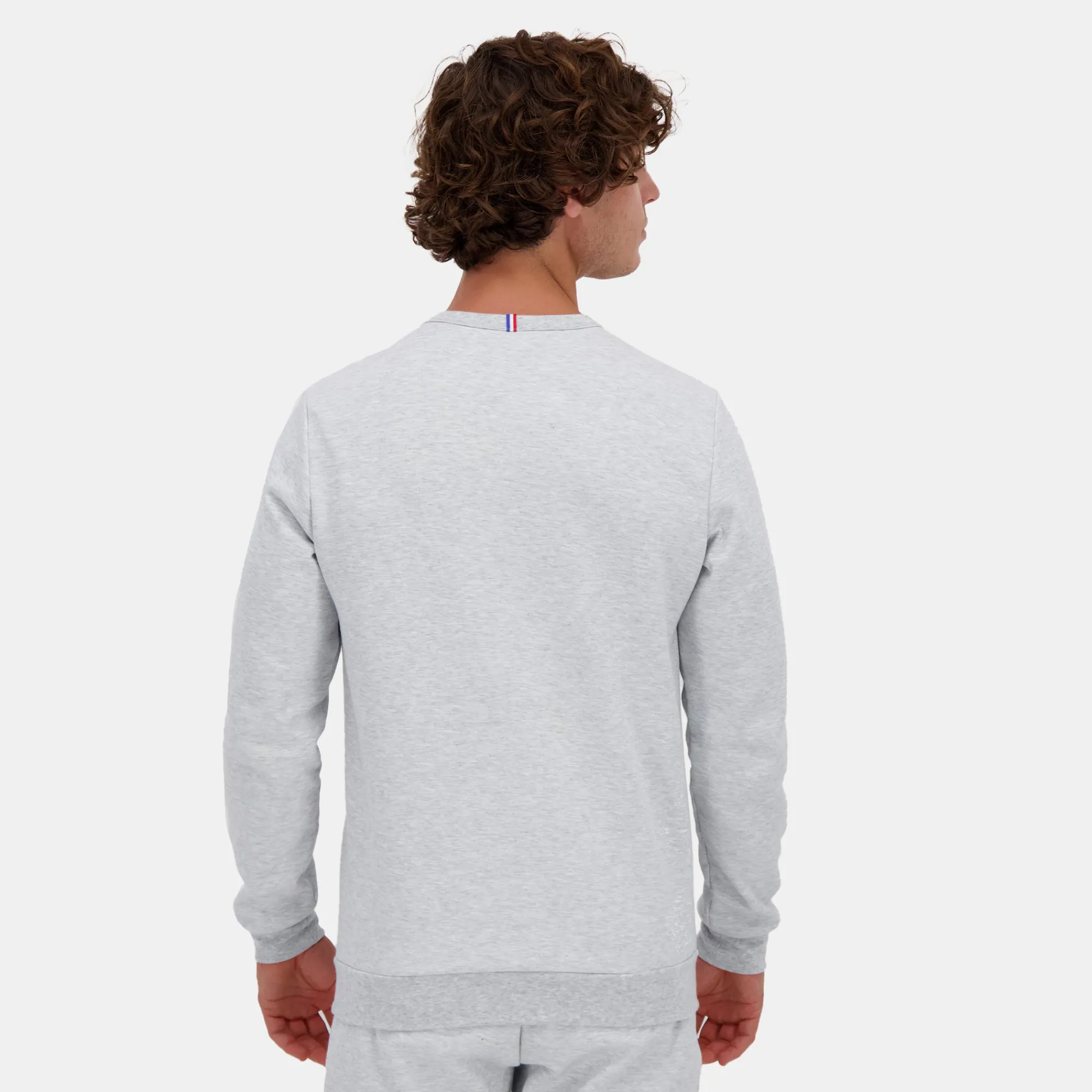 Le Coq Sportif Essentiels Sudadera de hombre ESSENTIELS con cuello redondo-Hombre Sudaderas