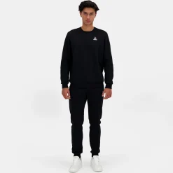 Le Coq Sportif Essentiels Sudadera de hombre ESSENTIELS con cuello redondo-Hombre Sudaderas