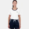 Le Coq Sportif Héritage PATRIMONIO Camiseta Mujer-Mujer Camisetas, Polos Y Tops