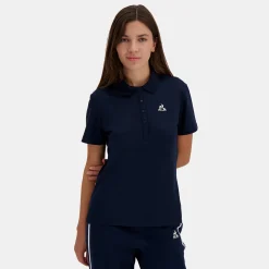 Le Coq Sportif Héritage PATRIMONIO Polo de Mujer-Mujer Camisetas, Polos Y Tops
