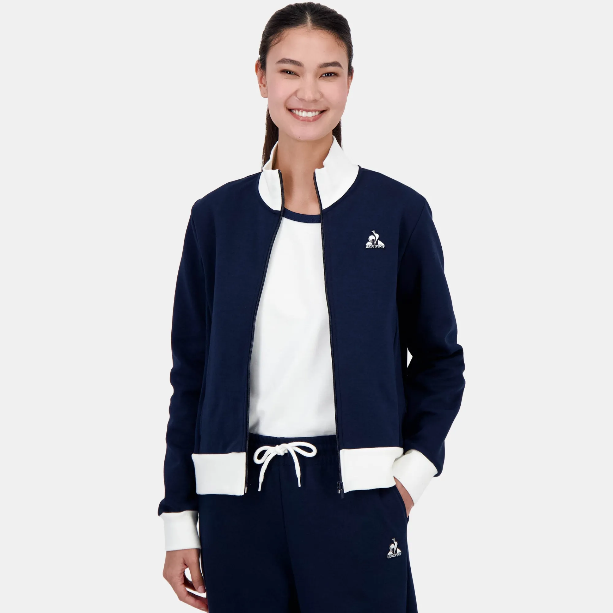 Le Coq Sportif Héritage Sudadera con cremallera HERITAGE para mujer-Mujer Sudaderas