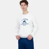 Le Coq Sportif Héritage Sudadera HERITAGE de cuello redondo para hombre.-Hombre Sudaderas