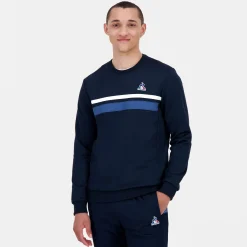 Le Coq Sportif Héritage Sudadera HERITAGE de cuello redondo para hombre.-Hombre Sudaderas