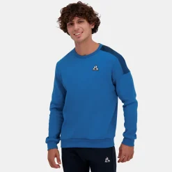 Le Coq Sportif Héritage Sudadera HERITAGE de cuello redondo para hombre.-Hombre Sudaderas