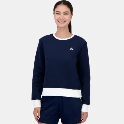 Le Coq Sportif Héritage Sudadera HERITAGE de cuello redondo para mujer.-Mujer Sudaderas