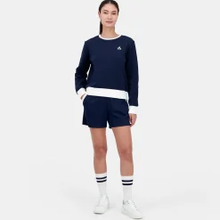 Le Coq Sportif Héritage Sudadera HERITAGE de cuello redondo para mujer.-Mujer Sudaderas