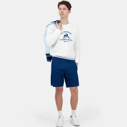 Le Coq Sportif Héritage Sudadera HERITAGE de cuello redondo para hombre.-Hombre Sudaderas