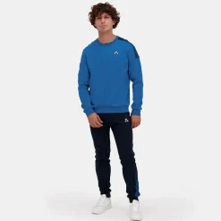 Le Coq Sportif Héritage Sudadera HERITAGE de cuello redondo para hombre.-Hombre Sudaderas