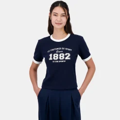 Le Coq Sportif Héritage T-shirt Femme-Mujer Camisetas, Polos Y Tops