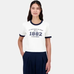 Le Coq Sportif Héritage T-shirt Femme-Mujer Camisetas, Polos Y Tops